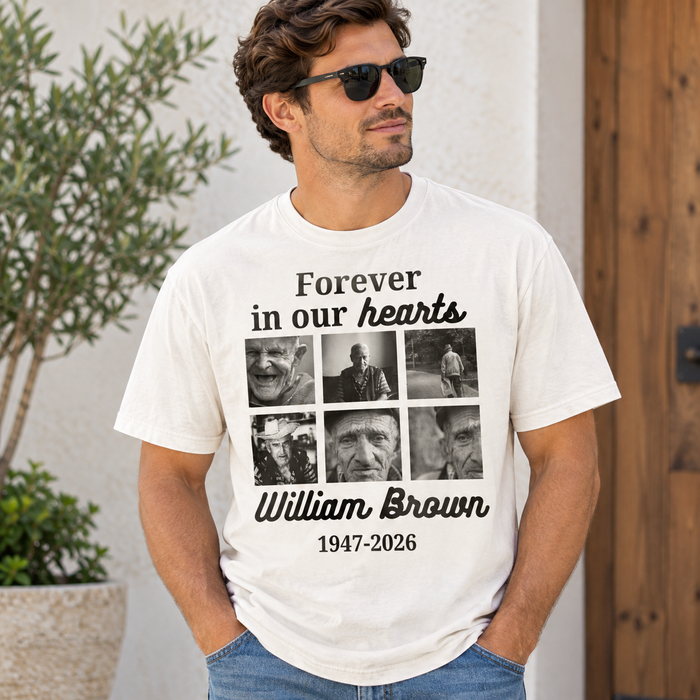 Personalized Memories Photo Collage T-Shirt