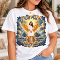 We Will Miss You Memorial T-Shirt | Personalized Angel Wings In Loving Memory Shirt