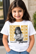 Senior Mom Class of 2027 Personalized Shirt Mockup – Jamimine